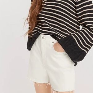 White Denim Jean Shorts